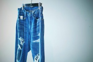 WHIZ　CRUSH DENIM PT