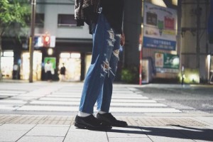 WHIZLIMITED CRUSH DENIM PT  SHACK JK  デニム パンツ コーディネート スナップ モデル SHOP COMPASS コンパス BLOG 新潟 古町 南浜通り