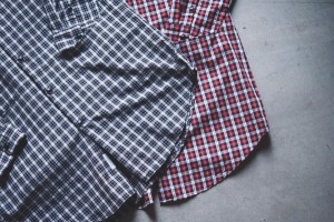 VICTIM LONG CHECK SHIRTS  ロング チェック シャツ スタイリング  コーディネート コーデ デニム コンバース スナップ カメラ snap shop compass 新潟 黒 赤