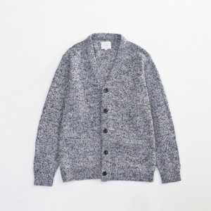 VICTIM　KNIT CARDIGAN NAVY